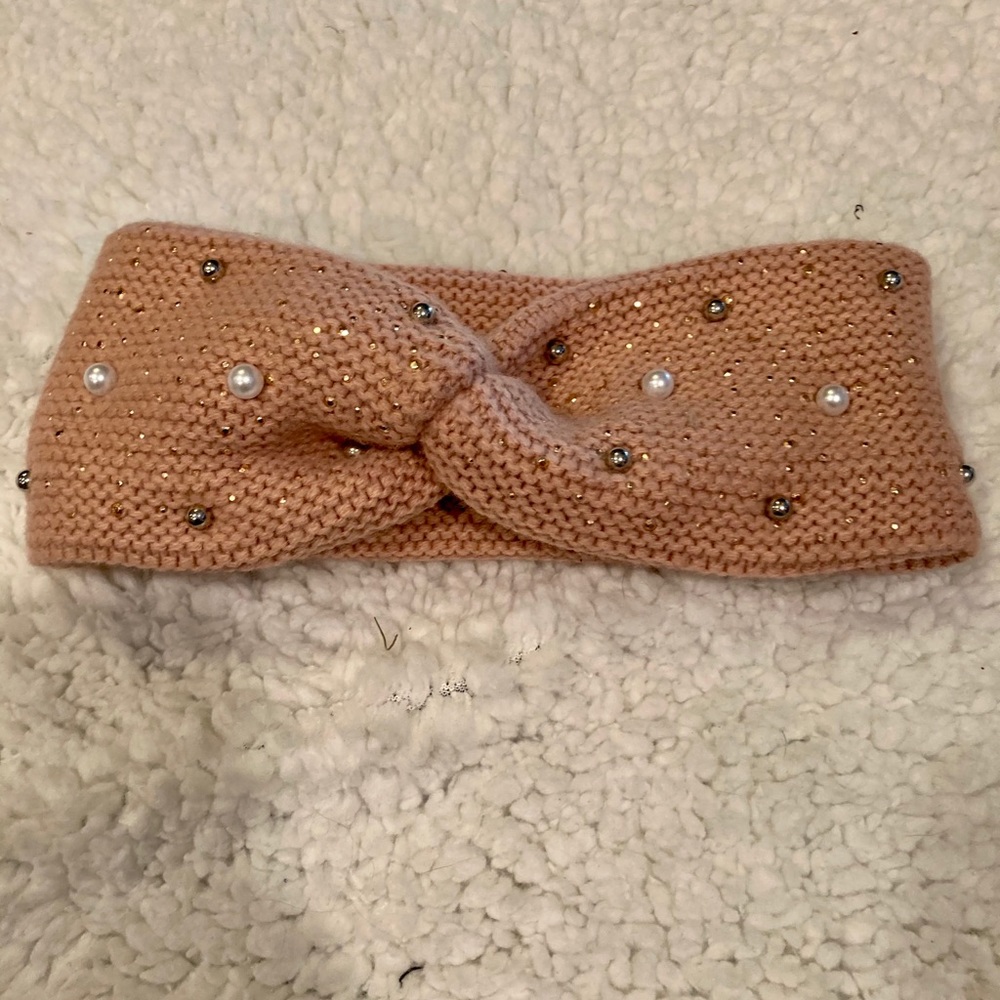 International Concepts Pink Embellished Head-wrap